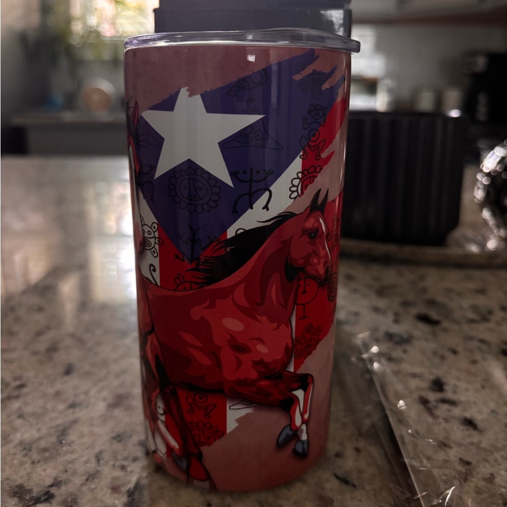 Puerto Rico Horse Tumbler